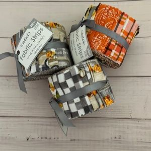 🍁Fall Fabric Strips Rolls 🍁